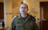Le futur directeur de l’agence de renseignement du Mossad, le général de division Roman Gofman, à la Knesset, à Jérusalem, le 5 février 2026. (Crédit : Yonatan Sindel/Flash90)