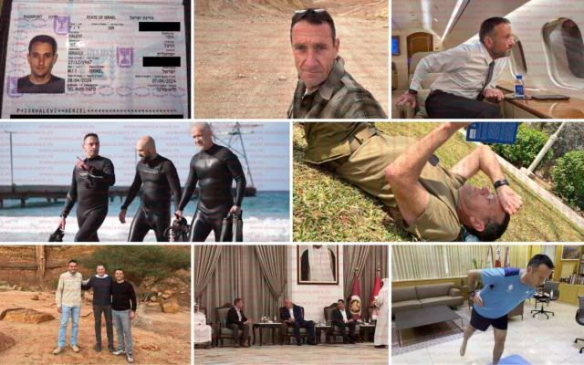 L'ancien chef d'état-major de Tsahal, Herzi Halevi, apparaît sur des photos non datées publiées par le groupe de hackers Handala le 9 avril 2026. (Crédit : Autorisation) L'ancien chef d'état-major de Tsahal, Herzi Halevi, apparaît sur des photos non datées publiées par le groupe de hackers Handala le 9 avril 2026. (Crédit : Autorisation)