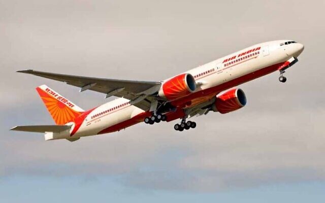 Illustration : Un Boeing 777-200LR d'Air India. (Crédit : Boeing)