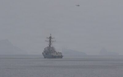 Les forces du Commandement central des États-Unis commençant à préparer le terrain pour le déminage du détroit d’Ormuz, le 11 avril 2026. (Crédit : CENTCOM)