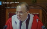 André Cerdini, lors du procès de Klaus Barbie, à Lyon. (Crédit : capture d'écran INA)