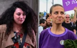 À gauche, Shaylee Atary arrive à une audience au tribunal de Tel Aviv, le 6 mai 2026 ;  à droite, Naama Shahar arrive pour un interrogatoire avec l’homme qu’elle a récemment accusé de l’avoir violée, dans un commissariat de Tel Aviv, le 6 mai 2026. (Crédit : Avshalom Sassoni/Flash90)