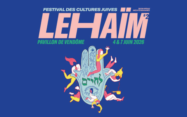 Affiche de la deuxième édition du Festival Lehaïm.