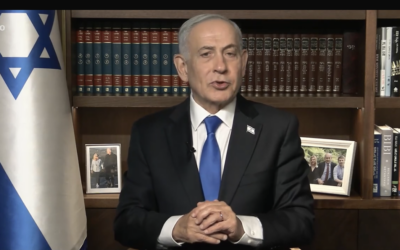 Le Premier ministre Benjamin Netanyahu dans une allocution télévisée, le 11 mai 2026. (Crédit : Capture d'écran)