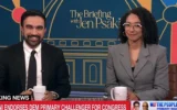 Le maire de New York, Zohran Mamdani, annonce son soutien à Darializa Avila Chevalier, à droite, lors d’une apparition dans l’émission "The Briefing with Jen Psaki" sur MS NOW, le 28 mai 2026. (Capture d’écran via JTA)