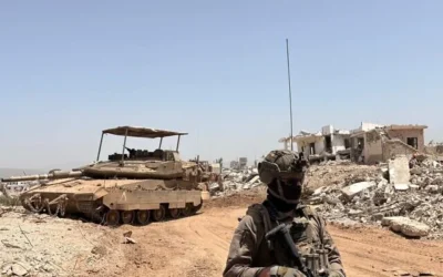 Un soldat du bataillon Tzabar de l’armée israélienne, au sein de la brigade Givati, à Khiam, au Liban, le 13 mai 2026 (Crédit: Lazar Berman/The Times of Israel) Un soldat du bataillon Tzabar de l’armée israélienne, au sein de la brigade Givati, à Khiam, au Liban, le 13 mai 2026 (Crédit: Lazar Berman/The Times of Israel)
