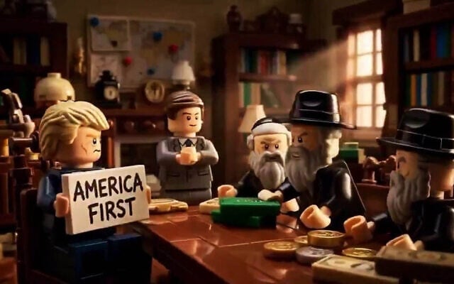 Des vidéos iraniennes mettant en scène des personnages Lego et traitant de la guerre entre les États-Unis et Israël font le buzz sur Internet (Crédit : Réseaux sociaux, utilisés conformément à l'article 27a de la loi sur le droit d'auteur)