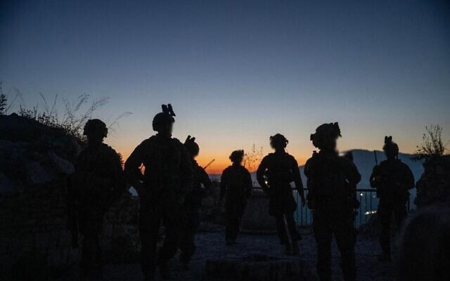Des soldats de la 36ᵉ division de l'armée israélienne opérant dans le sud du Liban, sur une photo d’archive publiée le 11 juin 2026. (Crédit : Armée israélienne)