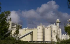 L'usine Pazkar près d'Afula, le 14 octobre 2024 (Michael Giladi/Flash90)