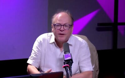 L'historien Patrick Boucheron sur le plateau de France Culture le 23 juin 2026 (Capture d'écran).