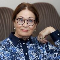 L'ancienne présidente de la Cour suprême, Esther Hayut, à Jérusalem, le 3 novembre 2025. (Crédit : Moshe Shai/FLASH90)