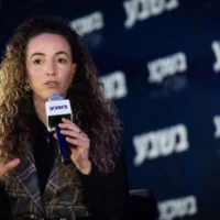 La ministre de la Protection de l'environnement, Idit Silman, lors de la conférence annuelle de Jérusalem « Besheva » — la branche numérique du réseau médiatique de droite Arutz 7, le 17 février 2026. (Yonatan Sindel/Flash90)