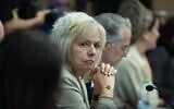 La procureure générale, Gali Baharav-Miara, lors d’une réunion de la commission de la Chambre de la Knesset, à Jérusalem, le 8 juin 2026. (Crédit : Yonatan Sindel/Flash90)