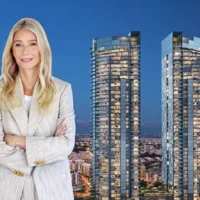 Gwyneth Paltrow est l’égérie du projet d’appartements de luxe 51 Park à Herzliya (Crédit : Autorisation)