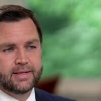 Le vice-président américain, JD Vance, s'adressant à CBS News, le 10 juin 2026. (Crédit : Capture d'écran/YouTube)