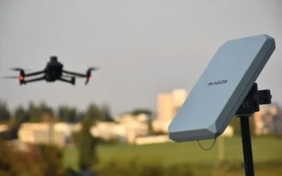 Le système de radar de détection de drone de Magos Systems. (Autorisation)