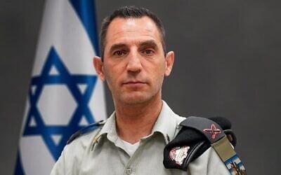 Le général de brigade Hisham Ibrahim, sur une photo publiée le 8 mai 2024. (Crédit : COGAT) Le général de brigade Hisham Ibrahim, sur une photo publiée le 8 mai 2024. (Crédit : COGAT)