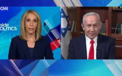 Le Premier ministre Benjamin Netanyahu lors d'une interview accordée à CNN, le 7 juillet 2026. (Crédit : Capture d’écran)