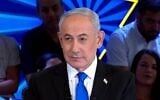 Le Premier ministre Benjamin Netanyahu interviewé dans l'émission « The Patriots » diffusée sur la Quatorzième chaîne le 30 juin 2026. (Crédit : Capture d'écran/YouTube)