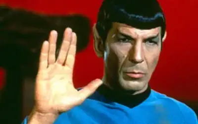 Illustration : Leonard Nimoy dans le rôle de Spock dans la série "Star Trek". (Crédit : Startrek.com)