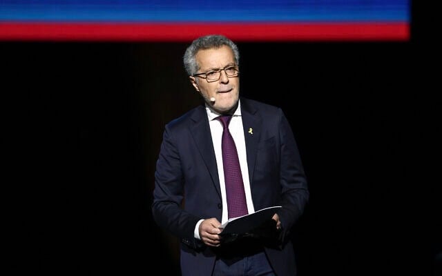 Arié Bensemhoun, à Paris, le 26 mars 2025. (Crédit : Thibaud MORITZ / AFP) Arié Bensemhoun, à Paris, le 26 mars 2025. (Crédit : Thibaud MORITZ / AFP)