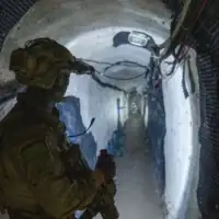 Un soldat de l'armée israélienne, près du château de Beaufort, dans le sud du Liban, le 7 juillet 2026. (Crédit : Emanuel Fabian/Times of Israel)