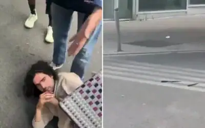 Images du suspect qui a poignardé trois femmes à Paris le 27 juillet 2026. (Crédit : Capture d'écran ; utilisée conformément à l'article 27a de la loi sur les droits d'auteur) Images du suspect qui a poignardé trois femmes à Paris le 27 juillet 2026. (Crédit : Capture d'écran ; utilisée conformément à l'article 27a de la loi sur les droits d'auteur)