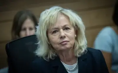 La procureure générale Gali Baharav-Miara assiste à une réunion de commission à la Knesset à Jérusalem, le 9 juin 2026. (Crédit : Yonatan Sindel/Flash90)