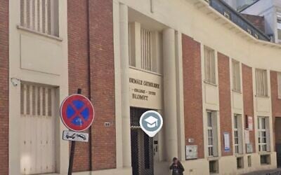L'École normale catholique Blomet, située dans le XVe arrondissement de Paris. (Capture d'écran, Google Maps)