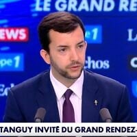 Le député du Rassemblement national (RN) Jean-Philippe Tanguy, lors d'une interview accordée à CNews et Europe1, le 12 juillet 2026. (Crédit : Capture d'écran/CNews ; utilisée conformément à l'article 27a de la loi sur le droit d'auteur)