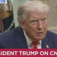 Le président américain Donald Trump, lors d'une interview accordée à CNBC le 2 juillet 2026. (Crédit : Capture d'écran/CNBC)