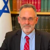 Iddo Moed, ambassadeur israélien au Canada. (Crédit : Ministère des Affaires étrangères israélien)