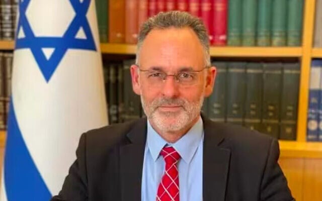 Iddo Moed, ambassadeur israélien au Canada. (Crédit : Ministère des Affaires étrangères israélien) Iddo Moed, ambassadeur israélien au Canada. (Crédit : Ministère des Affaires étrangères israélien)
