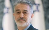 Walid Abu Haya, l'ambassadeur d'Israël en Géorgie. (Crédit : Autorisation)