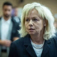 La procureure générale Gali Baharav-Miara assiste à une réunion d’une commission de la Knesset à la Knesset, à Jérusalem, le 9 juin 2026. (Crédit : Yonatan Sindel/Flash90)