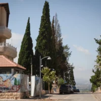 Vue de Metula, à la frontière avec le Liban, dans le nord d’Israël, le 22 juin 2026. (Crédit : Chen Leopold/Flash90)
