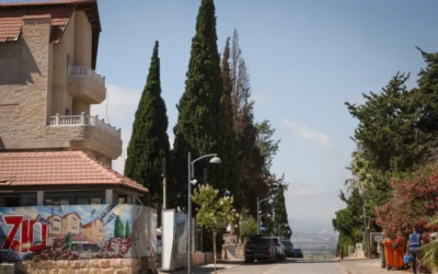 Vue de Metula, à la frontière avec le Liban, dans le nord d’Israël, le 22 juin 2026. (Crédit : Chen Leopold/Flash90)