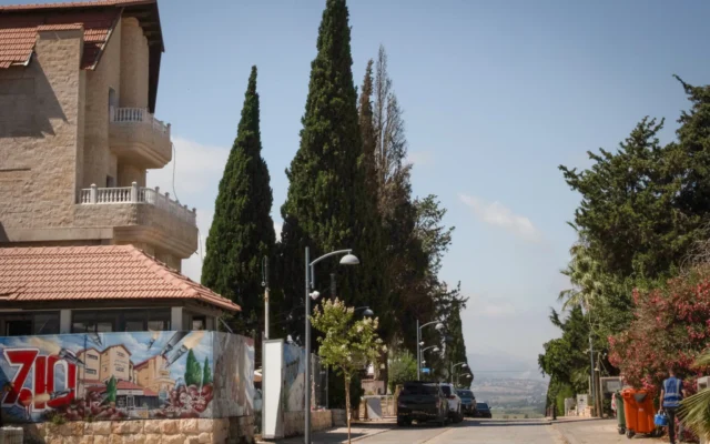 Vue de Metula, à la frontière avec le Liban, dans le nord d’Israël, le 22 juin 2026. (Crédit : Chen Leopold/Flash90)