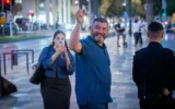 L'ancien général de l'armée israélienne Ofer Winter, photographié près d'une manifestation contre l'enrôlement des Haredim dans l'armée israélienne à Jérusalem, le 4 août 2026. (Crédit: Chaim Goldberg/Flash90)