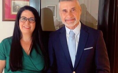 Idit Rosenzweig-Abu et David Saranga. (Crédit : Idit Rosenzweig-Abu/X) Idit Rosenzweig-Abu et David Saranga. (Crédit : Idit Rosenzweig-Abu/X)