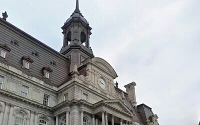 Le Conseil municipal de Montréal, au Canada. (Crédit : Capture d'écran/Google Maps)