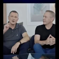 L’ancien ministre du Likud Gilad Erdan et le député rebelle du Likud Yuli Edelstein annoncent leur intention de former un nouveau parti le 5 août 2026. (Crédit : Capture d’écran/X)