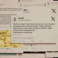 Une image tirée de The Campaign, un documentaire d’investigation consacré à la campagne anti-Israël menée par le Hamas sur les réseaux sociaux (Crédit : Autorisation)