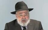 Le rabbin Yehoram Ulman, directeur de la communauté Habad de Bondi, qui a perdu son gendre, le rabbin Eli Schlanger, lors de la fusillade de Bondi Beach le 14 décembre 2025, est le dernier à déposer devant la Commission royale sur l'antisémitisme et la cohésion sociale, le 26 août 2026. (Crédit : Capture d'écran d'ABC News)