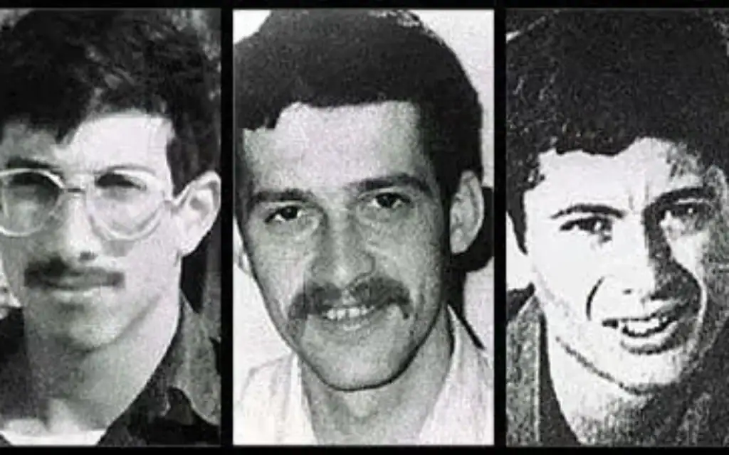 De gauche à droite : Zachary Baumel, Yehuda Katz et Zvi Feldman (Autorisation)