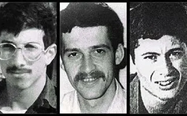 De gauche à droite : Zachary Baumel, Yehuda Katz et Zvi Feldman (Autorisation)