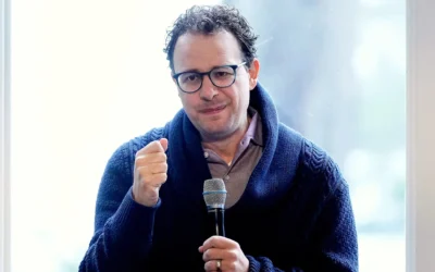 Dario Amodei, PDG et cofondateur d’Anthropic, lors d’une table ronde organisée dans le cadre de la réunion du Réseau international des instituts de sécurité de l’IA au Golden Gate Club, au Presidio de San Francisco, le 20 novembre 2024. (Crédit: AP Photo/Jeff Chiu)