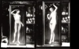 Photographies en noir et blanc du diptyque « Adam et Ève » peint par Lucas Cranach l’Ancien. (Crédit : Archives Goudstikker/von Saher)