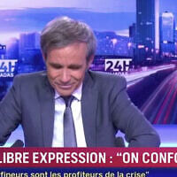David Pujadas, sur LCI, le 15 septembre 2026. (Crédit : Capture d’écran LCI)