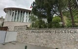 Le palais de justice de Grasse (Alpes-Maritimes), en avril 2026. (Crédit : Capture d’écran/Google Maps)
